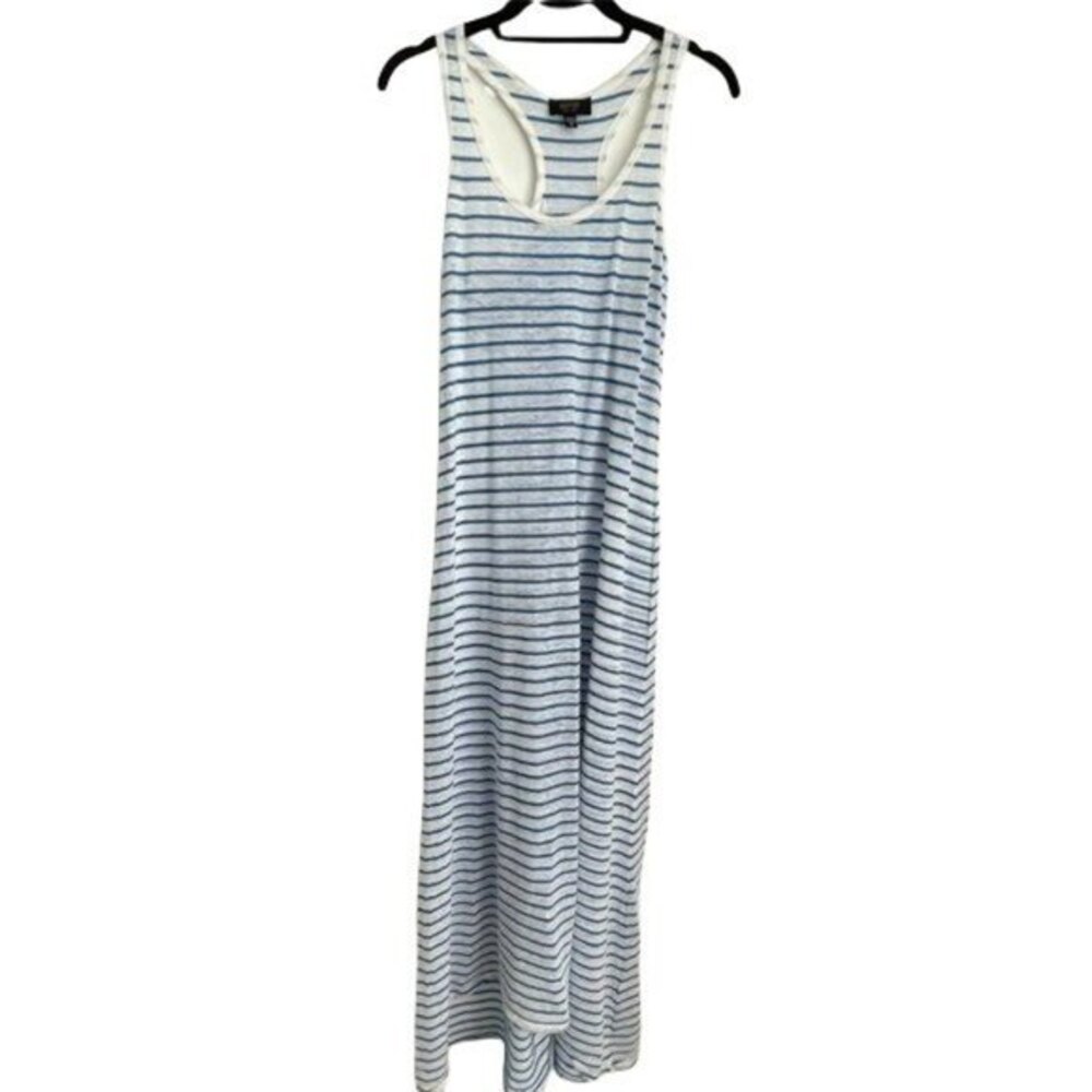 Barney's Co-op Striped Sleeveless Scoop Neck Maxi Dress